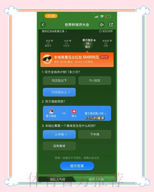 世界杯竞猜平台：全新玩法带来极致竞猜体验